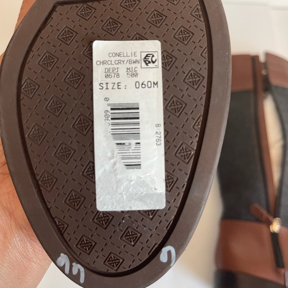 Antonio Melani Conellie Riding Boots Brown size 6 wool flannel and leather - Picture 9 of 14